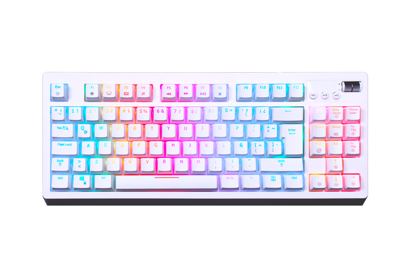 Blanco / Outemu Azul